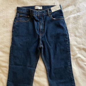 Abercrombie ankle straight jeans